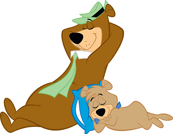 yogi bear™ and boo boo™ napping