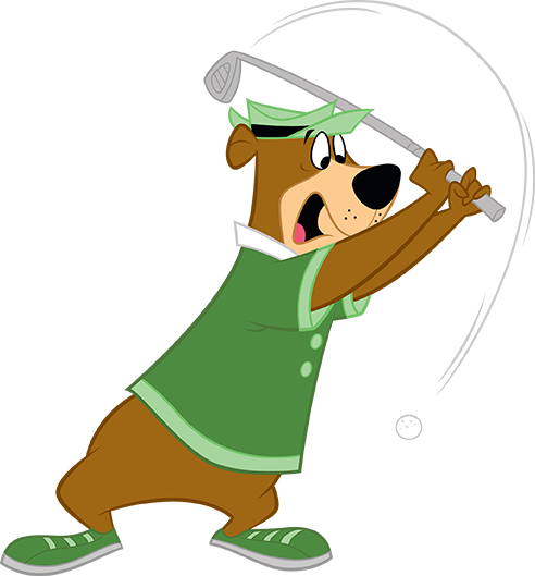 yogi bear™ golfing