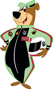 yogi bear™ in racing suit