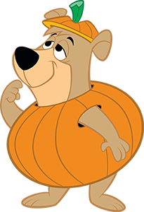 boo boo™ in a pumpkin costume