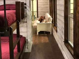 bunks in premium cabin