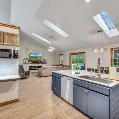 blue house - kitchen