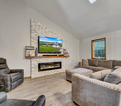 blue house - living room